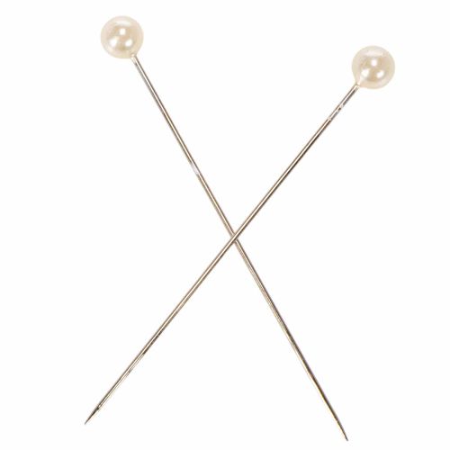 Perlkopfnadeln Metall Kunststoff Ø6mm 65mm Champagner für Floristik | Floristik24.ch