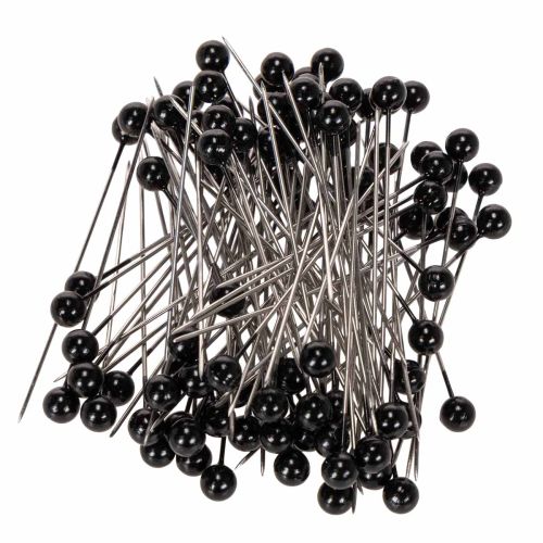 Perlkopfnadeln Metall Ø6mm 65mm Schwarz für Floristik und Bastelarbeiten online kaufen | Floristik24.ch