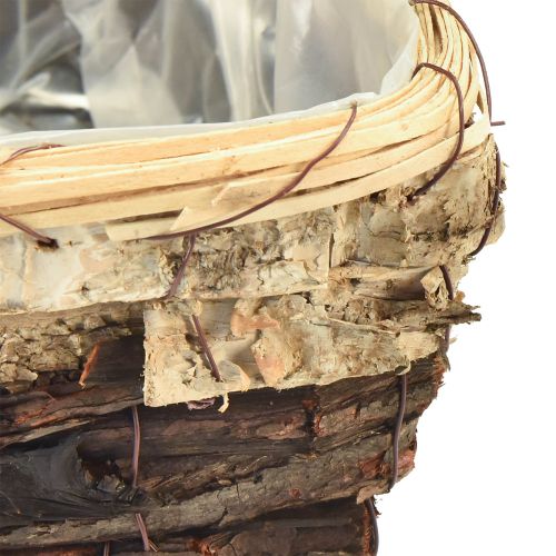 Artikel Pflanzherz Holz Pflanzschale 3-farbig 30/26/20,5cm 3er-Set