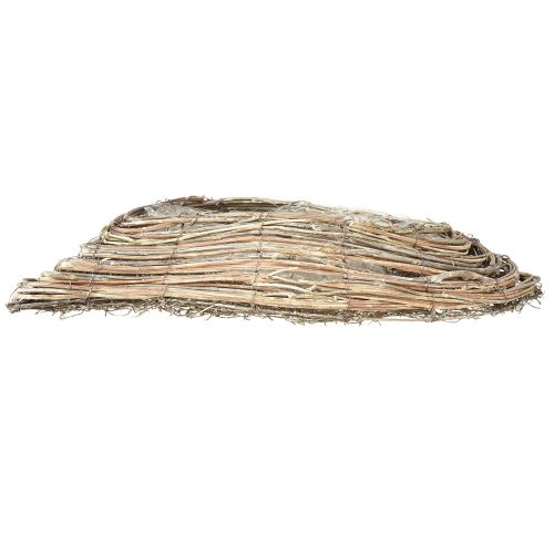 Pflanzschiffchen Pflanzwelle Rattan Natur Weiß 45x16cm | Floristik24.ch