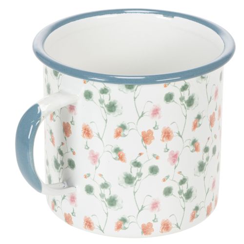 Pflanztasse Emaille Metall