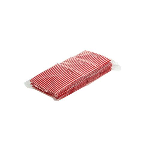 Floristik24 Plastik Tasche Rot sort. 6,5cm x 6,5cm 12St