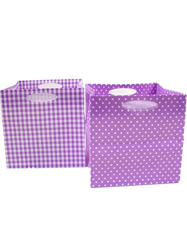 Plastiktasche 12x12cm 12St. violett | Floristik24.ch