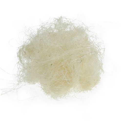 Sisal gebleicht, Füllwolle, Naturprodukt 300g