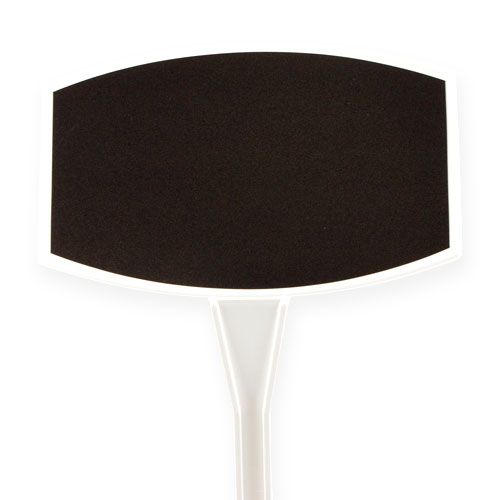 Floristik24 Pflanzensteckschilder 50cm Schwarz schräg 10St