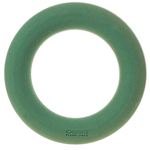 Artikel OASIS® Steckschaum Kranz Ring Grün H3cm Ø25cm 6 St