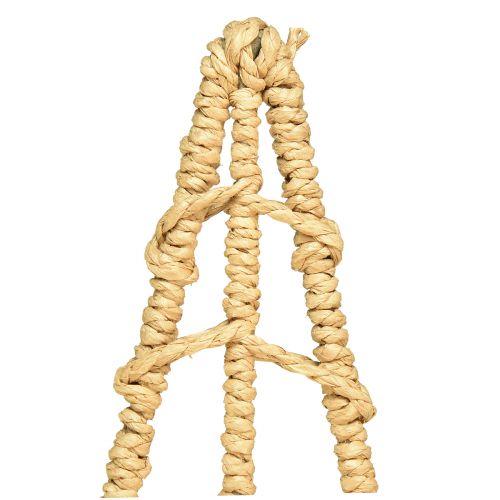 Artikel Tannenbaum Deko mit Sockel Holz Metall Natur 18x12x51cm