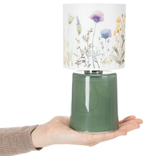 Tischlampe LED Blumenmuster für stilvolle Wohnraumbeleuchtung 23cm | Floristik24.ch