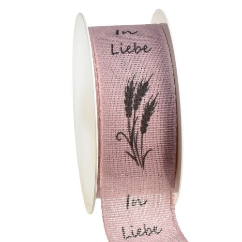 Artikel Trauerband Lila In Liebe Baumwollband Breite 40mm 15m