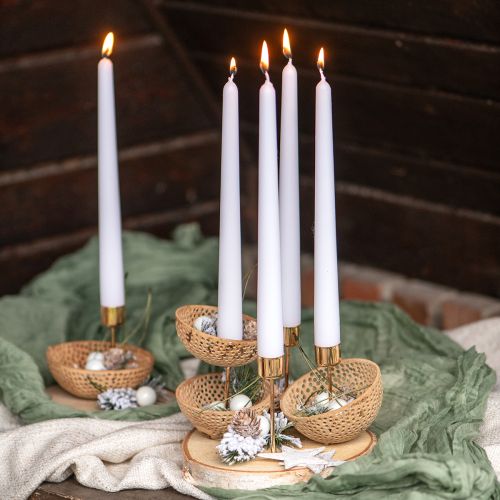 Trockenfrüchte Bell Cup Natur Trauerdeko 8,5-11cm 10 St