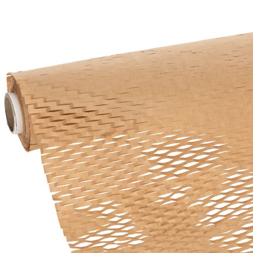 Wabenpapier Rolle braun 5m x 50cm für Bastel- und Dekorationsprojekte