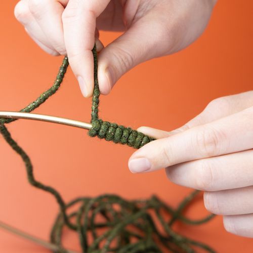 Artikel Wollkordel Grün Goldfaden 5m x 5mm mit Draht für Deko und Basteln