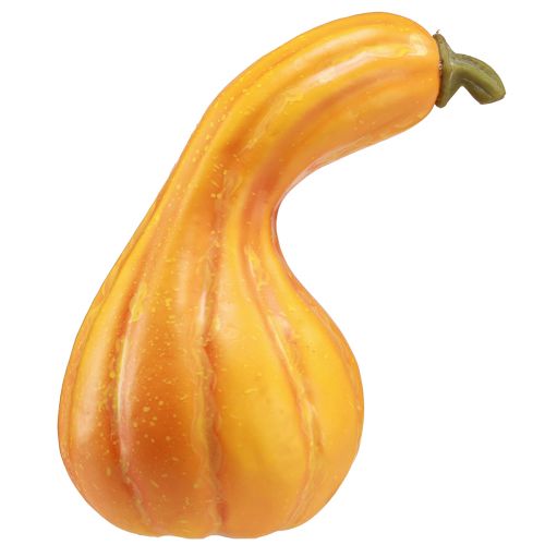 Floristik24 Zierkürbis Deko Künstlicher Kürbis Orange Ø13,5cm H25cm