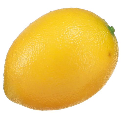 Artikel Künstliche Zitronen Deko Früchte Kunststoff Gelb für Home-Deko und Schaufenster Ø5,5cm H8cm 6er-Pack