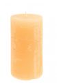 Floristik24 Kerzen Apricot Hell Durchgefärbt Stumpenkerzen 85×150mm 2St