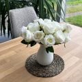 Künstliche Rosen im Bund Weiß 30cm 8 St | Floristik24.ch
