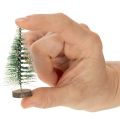 Künstliche Mini-Tannenbäume 6 cm beschneit 12 Stück | Floristik24.ch