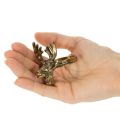 Serviettenring aus Metall, Hirschkopf, Gold-Optik, 6 cm, 4 Stück | Floristik24.ch