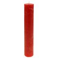Floristik24 Rote Kerzen Groß Stabkerzen Durchgefärbt 50x300mm 4 St
