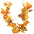 Floristik24 Ahorn-Girlande künstlich 165 cm herbstlich mehrfarbig