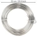Aluminiumdraht Silber 3 mm 1 kg für kreative Bastel- und Floristikarbeiten | Floristik24.ch