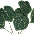 Floristik24 Künstliche Anthurium Blätter Kunstpflanze Grün 96cm