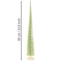 Künstlicher Tannenbaum auf Holzfuss 60 cm grün | Floristik24.ch
