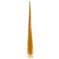 Floristik24 Deko Tannenbaum 80cm Kunststoff Senfgelb mit Holzfuss