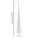 Deko Tannenbaum künstlich 60cm Weissgrau Innenbereich | Floristik24.ch