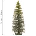 Künstlicher Tannenbaum grün 70 cm aus Kunststoff und Metall für Winterdekoration | Floristik24.ch