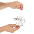 Anhänger Eisbär auf Skiern mit Schal 10cm Weiss Kunststoff 2er-Set | Floristik24.ch