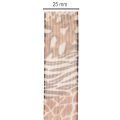 Dekoband 25mm 20m Polyester Animal-Print Leoparden- und Zebramuster für Geschenkverpackungen | Floristik24.ch