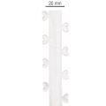 Dekoband aus Polyester Weiss