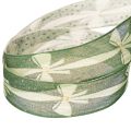 Geschenkband Stoffband grün