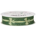 Geschenkband Stoffband grün