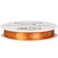 Geschenkband Stoff Orange mit