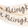 Geschenkband Polyester Beige