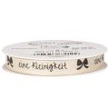 Geschenkband Polyester Beige