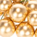 Goldene Dekokugeln am Draht 2