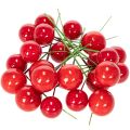 Künstliche Mini-Weihnachtskugeln Rote Beeren Ø 1,5-2 cm 48 Stück | Floristik24.ch