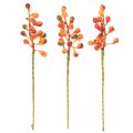 Künstlicher Beerenbund aus Kunststoff, 20 cm, Orange | Floristik24.ch