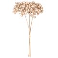 Künstliche Beerenzweige Champagnerfarben 28 cm 3er-Set für Dekoration | Floristik24.ch