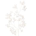 Floristik24 Künstlicher Beerenzweig Weiss Kunststoff 52cm Weihnachtsdekoration