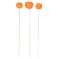 Bell Cup Mix Orange auf Holzstab 15 Stück ca. Ø 3–5,5cm | Floristik24.ch