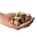 Deko-Holzstücke Birke mit Rinde 3 cm 300 g für Bastelarbeiten | Floristik24.ch