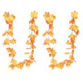 Blättergirlande Herbstgirlande Orange Gelb 168cm 2St | Floristik24.ch