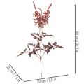 Künstliche Astilbe Rotbraun 80cm Langstielig für Dekoration | Floristik24.ch