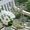Floristik24 Blumendeko Lavendel im Topf Kunstpflanzen