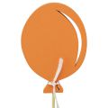 Floristik24 Blumenstecker Strauß Deko Kuchentopper Luftballon Orange 28cm 8St