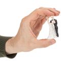 Brautpaar Miniaturfiguren aus Polyresin, 6 cm, 2 Stück, Weiss/Schwarz | Floristik24.ch